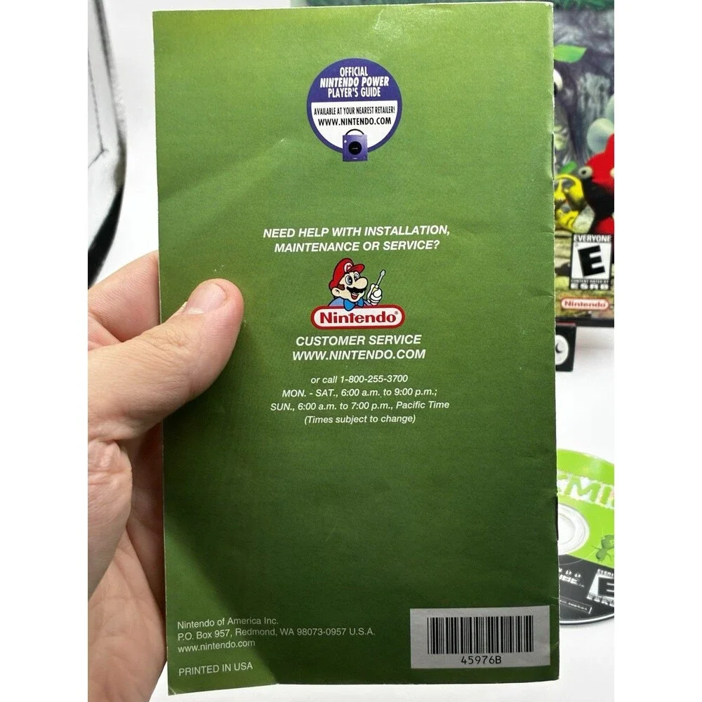 Pikmin Nintendo GameCube 2001 Complete CIB Instruction Manual